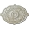 Ekena Millwork Pesaro Ceiling Medallion, Hand-Painted Flash Blue, 36"W x 26"H x 1 1/2"P CM36X26PEFBS - alternate 1